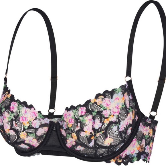 COPY - Savage Not Sorry Unlined Lace Balconette Bra Size 36DD - Picture 1 of 11